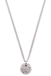 Dyrberg/Kern Bertie Necklace, Color: Silver/Crystal, Onesize, Women