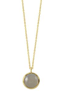 Dyrberg/Kern Brise Necklace, Color: Gold/Grey, Onesize, Women