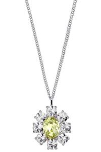 Dyrberg/Kern Claudia Necklace, Color: Silver, Yellow, Onesize, Women
