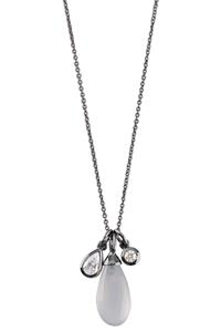 Dyrberg/Kern Portia Necklace, Color: Silver/Grey, Onesize, Women