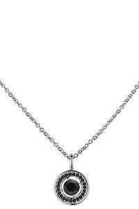 Dyrberg/Kern Solita Necklace, Color: Silver/Black, Onesize, Women