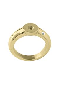 Dyrberg/Kern Ring , Color: Gold/Crystal, Iiiii/, Women