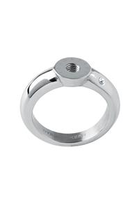 Dyrberg/Kern Ring , Color: Silver/Crystal, Iiiii/, Women