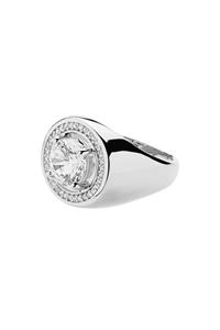 Dyrberg/Kern Solitas Ring, Color: Silver/Crystal,, Women