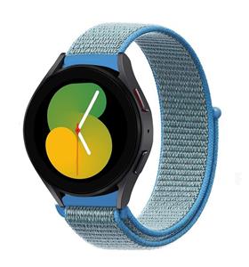 Strap-it Samsung Galaxy Watch 5 - 40mm nylon band (blauw)