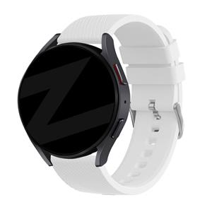 Bandz Samsung Galaxy Watch 6 44mm siliconen band 'Deluxe' (wit)