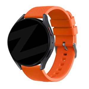 Bandz Huawei Watch GT 3 Pro 46mm siliconen band 'Deluxe' (oranje)