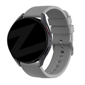 Bandz Huawei Watch GT 3 Pro 46mm siliconen band 'Deluxe' (grijs)