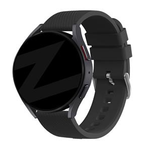 Bandz Huawei Watch GT 3 Pro 43mm siliconen band 'Deluxe' (zwart)
