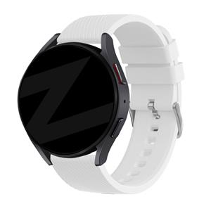 Bandz Samsung Galaxy Watch 4 40mm siliconen band 'Deluxe' (wit)