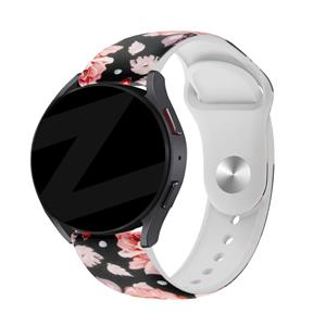 Bandz Xiaomi Amazfit GTS siliconen band 'Flowers'