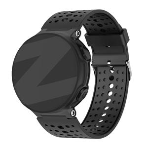 Bandz Garmin Forerunner 235 siliconen band 'Classic' (zwart)