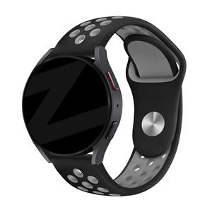 Bandz Samsung Galaxy Watch 3 45mm sport band 'Deluxe' (zwart/grijs)
