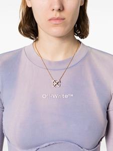 Off-White Halsketting met hanger - Goud