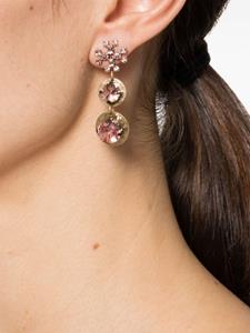Tory Burch small crystal-embellished drop earrings - Goud