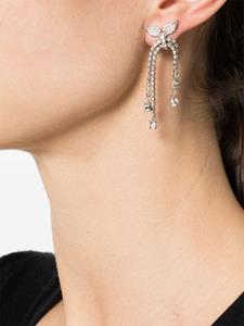 Zadig & Voltaire crystal-embellished drop earrings - Zilver