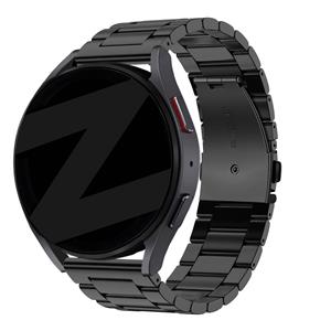 Bandz Huawei Watch GT 3 46mm stalen band 'Classic' (zwart)