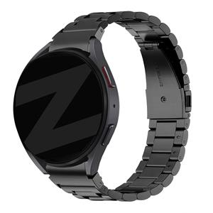 Bandz Samsung Galaxy Watch 4 - 44mm stalen band 'Classic' (zwart)
