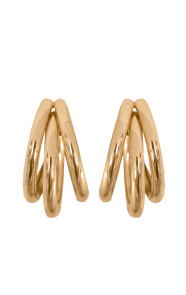 Jurkjes Carrie Creool Earrings Gold