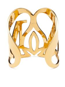 Alexander McQueen Armband met logo - Goud