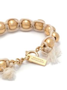 ISABEL MARANT Bonni ball-chain knotted bracelet - Goud
