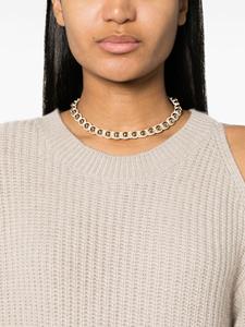 ISABEL MARANT ball-chain knotted necklace - Beige