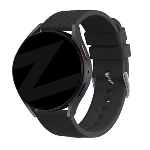 Bandz Huawei Watch GT 2 42mm siliconen band 'Deluxe' (zwart)