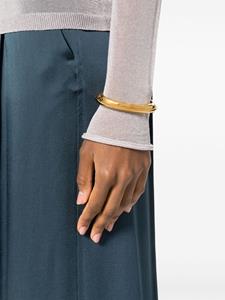 Jil Sander polished-finish cuff bracelet - Goud