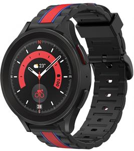 Strap-it Samsung Galaxy Watch 5 Pro Special Edition Band (zwart/rood)