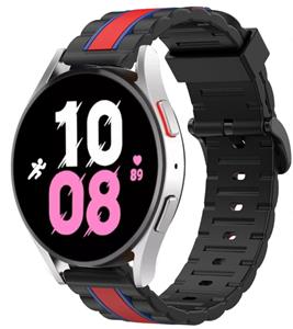 Strap-it Samsung Galaxy Watch 5 - 44mm Special Edition Band (zwart/rood)