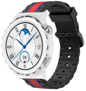 Strap-it Huawei Watch GT 3 Pro 43mm Special Edition band (zwart/rood)