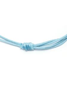 Aliita flower-charm cord bracelet - Blauw