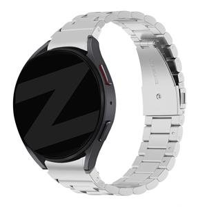 Bandz Samsung Galaxy Watch 6 - 44mm stalen band 'Classic' (zilver)