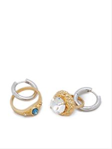 Marni finger-ring hoop earrings - Goud