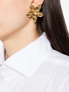 Marni floral-shaped polished earrings - Goud