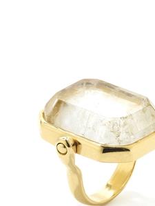 Goossens kleine ring met kristallen - Goud