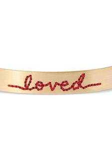 Roxanne Assoulin Loved Stitched cuff bracelet - Goud