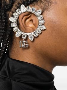 Dolce & Gabbana crystal-embellished ear cuff - Zilver