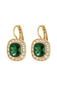 Dyrberg/Kern Celin Earring , Color: Gold/Green, Onesize, Women