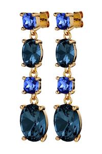 Dyrberg/Kern Cornelia Earring, Color: Gold/Blue, Onesize, Women