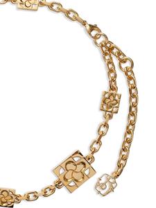 Burberry Rose logo-charm necklace - Goud