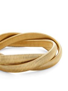 Kenneth Jay Lane layered snake-chain bracelet - Goud