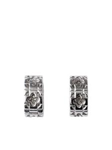 Burberry Rose hoop earrings - Zilver