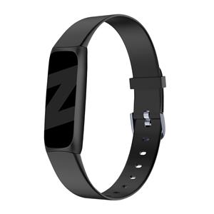 Bandz Fitbit Luxe siliconen band 'Classic' (zwart)