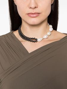 Atu Body Couture pearl-embellished necklace - Zwart