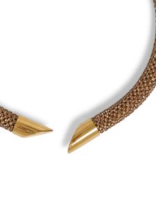 Rabanne Gold Pixel chainmail necklace - Goud