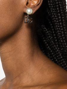 Dolce & Gabbana DG-pendant clip-on earrings - Zilver