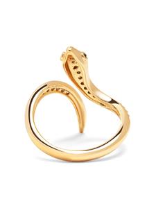 Nialaya Jewelry Ring verfraaid met kristal - Goud