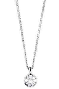 Dyrberg/Kern Ette Necklace, Color: Silver/Crystal, Onesize, Women