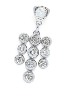 AREA crystal-embellished drop earrings - Zilver